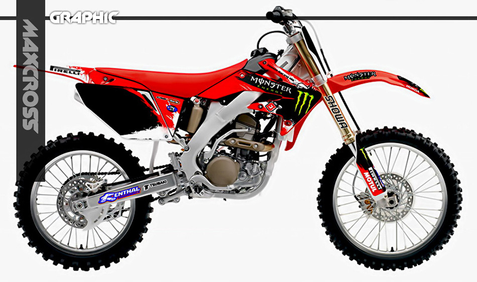 HONDA CRF-R CRF-X 2004-2019 MONSTER STYLE